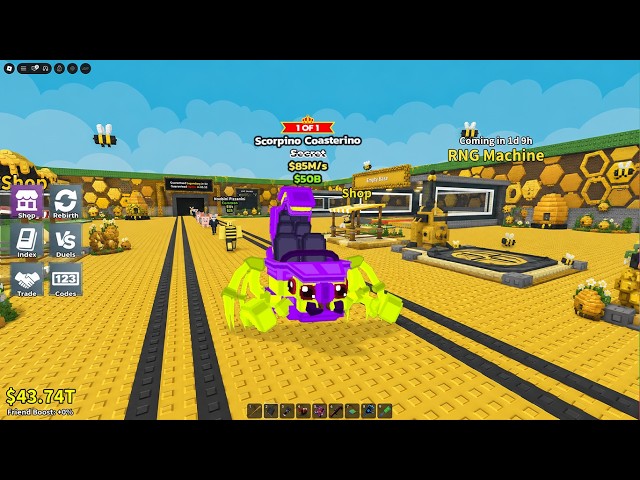 RNG MACHINE & NEW BRAINROT UPDATE - STEAL A BRAINROT