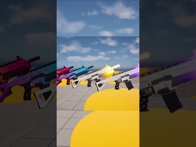 How to make your gun barrel glow using simple gradient material in Unreal Engine 5