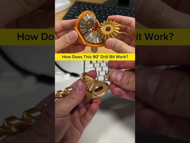 How Does This Right-Angle Bevel Gear Drive Work? 🔥 Watch Rotary Power Turn 90°! ⚙️ Amazing Motion!!!
