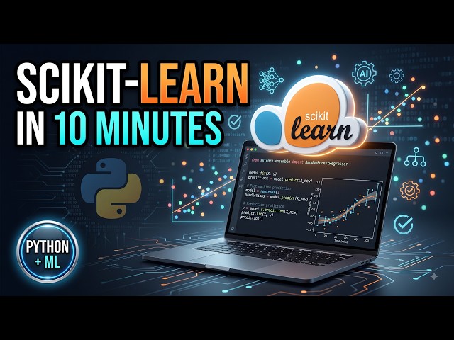 Learn Scikit-learn in 10 Minutes | Python Machine Learning Tutorial