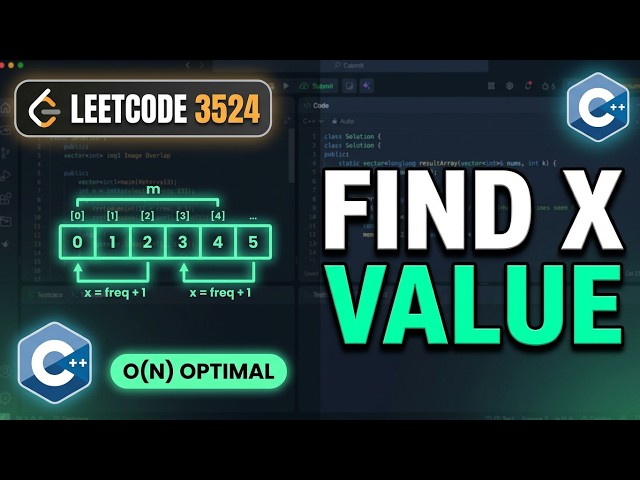 PROBLEM OF THE DAY LEETCODE 3524. Find X Value of Array I WITH C++ @niketraj8