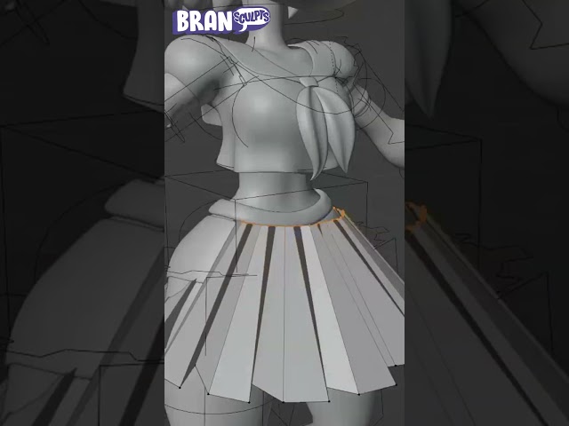 Sakura sculpt in #blender3d