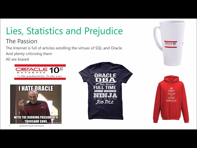 Beware of the Dark Side - Oracle for the SQL Server DBA