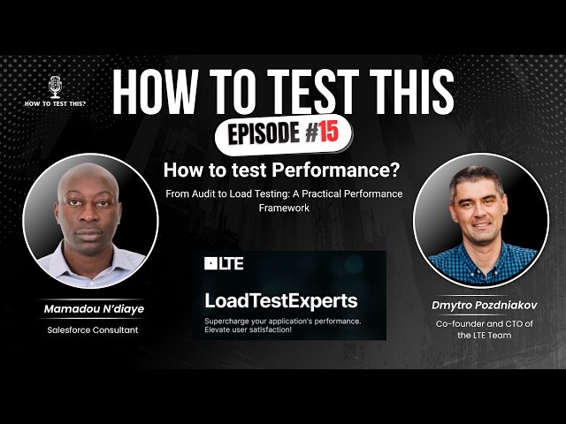 How to test Performance - Dmytro Pozdniakov