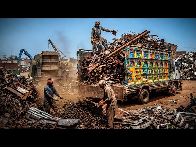 How It's Made: Turning Tons of Scrap Metal Into Strong Iron Rods