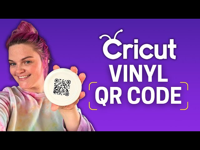 How to Make a Scannable QR Code Vinyl Sticker • Cricut Tutorials for Beginners