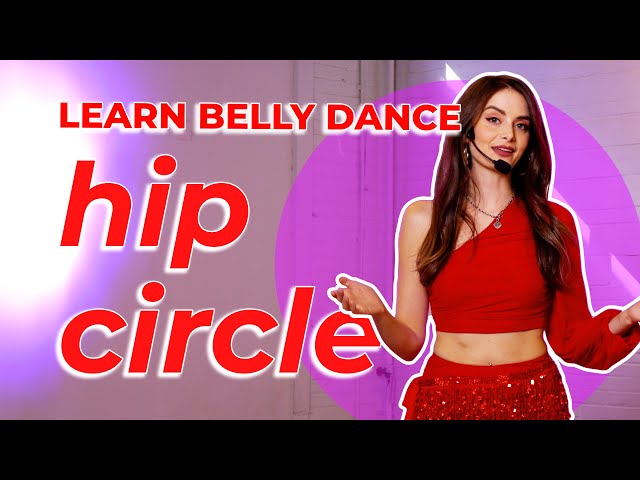 step by step belly dance tutorial 🔥 learn the horizontal hip circle!