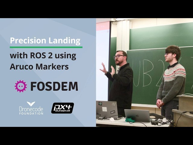 Precision Landing with PX4 and ROS 2 using Aruco Markers