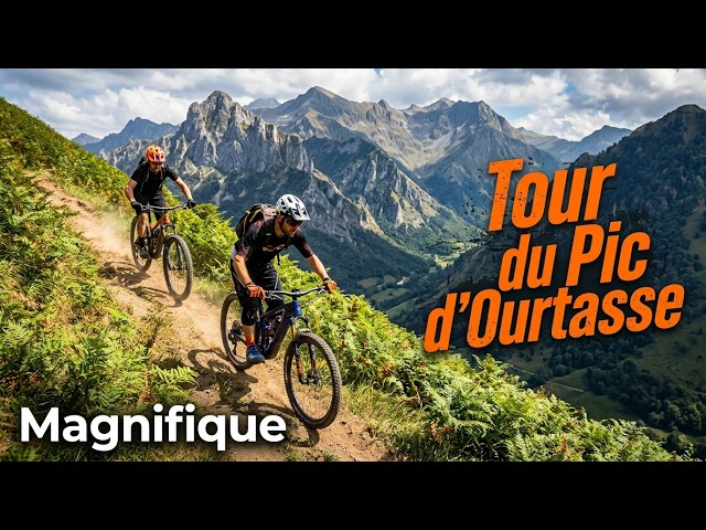 Top mountain biking enduro around Pic d'Ourtasse, simply sublime
