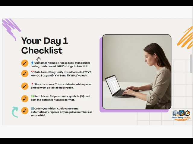 Day1: Cleaning Messy Data in 30 Mins (SQL Challenge) | TRIM, UPPER, CASE WHEN