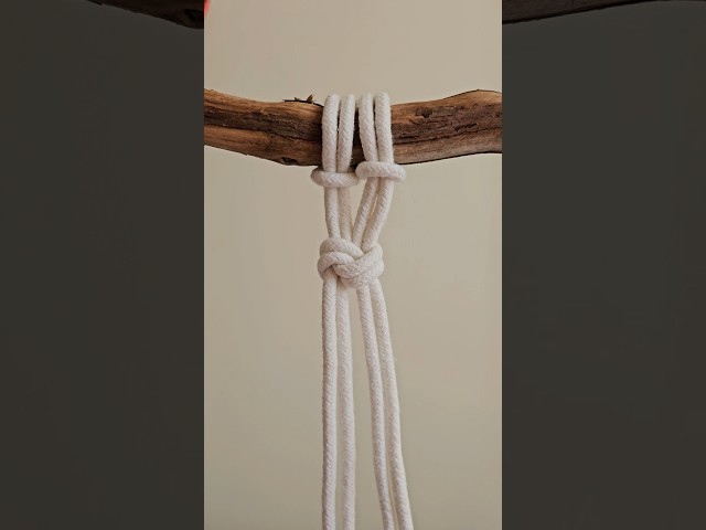 Macrame KNOT Tutorial #macrametutorial #knot #diy #handmade #squareknot #knitting #knotart #tutorial