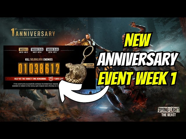 Anniversary Event Week 1 Challenges & Rewards For Dying Light: The Beast