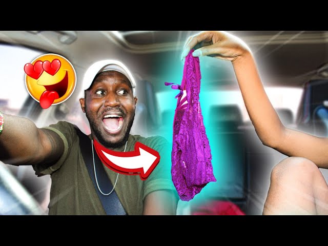 Getting "NAK£D" While My Boyfriend Drives to see His Reaction!
