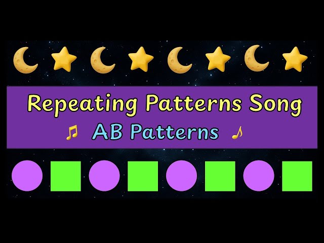Repeating Patterns Song (AB Patterns) | Classroom Music for Kids