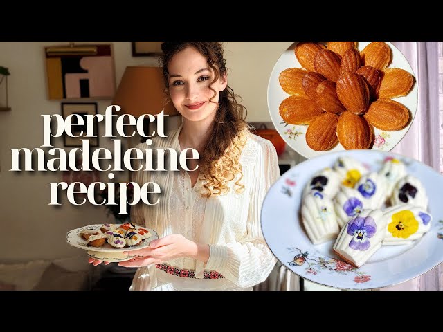 How to Make French Madeleines in My Tiny Parisian Kitchen | Classic & Floral Decor