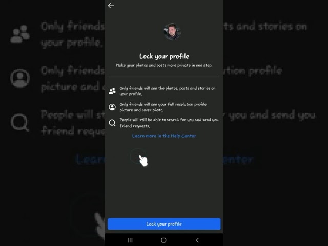 How To Lock Facebook Profile