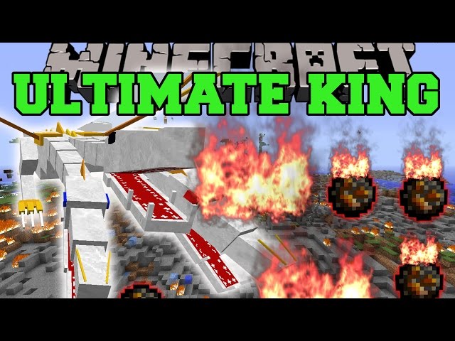 Minecraft: THE ULTIMATE KING (YOU HAVE 10 SECONDS TO RUN!) Mod Showcase