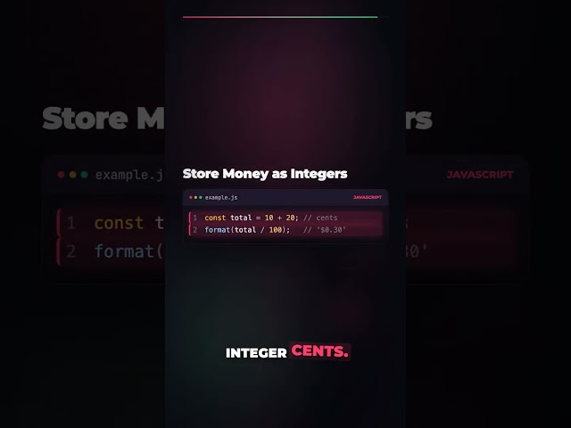 Why 0.1 + 0.2 Is Not 0.3 in JavaScript