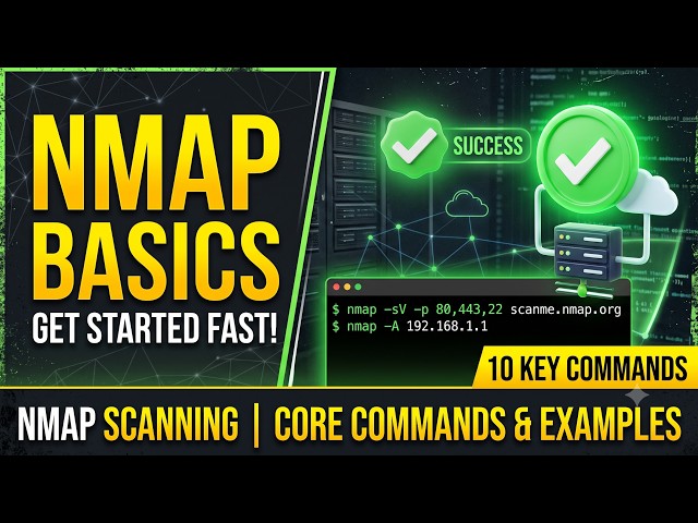 Nmap Tutorial for Beginners: Learn Network Scanning in 10 Minutes!