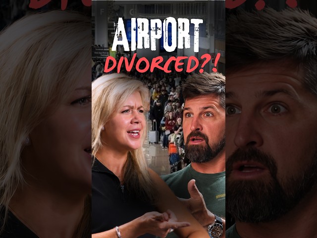 Airport Divorced?! Mrs. Poet explains this trend to John  #shorts #marriage #travel