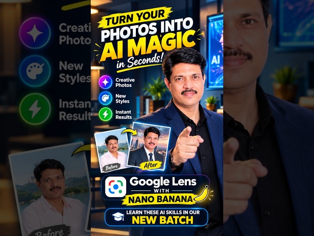 Google Lens + Nano Banana 🤯 | Turn Any Photo into AI Magic!