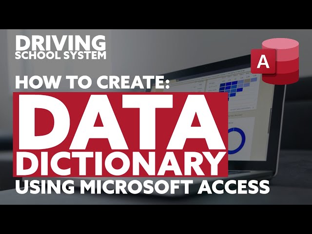 How to create a Data Dictionary and Schema (ERD Diagram-3Tbls) for the Driving School App. Systems.