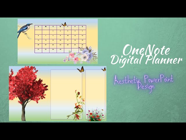 Aesthetic OneNote Digital Planner |  Aesthetic PowerPoint