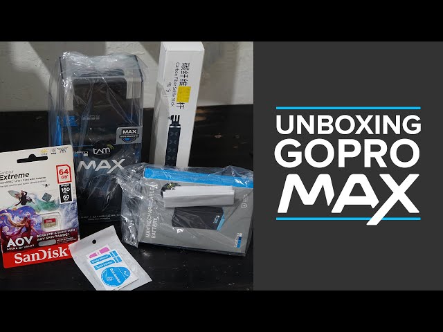 Unboxing GoPro Max - Kamera 360° 5.6k