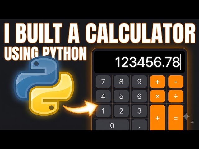 I Built a Python Calculator (That Handles Errors) #Shorts #foryou 