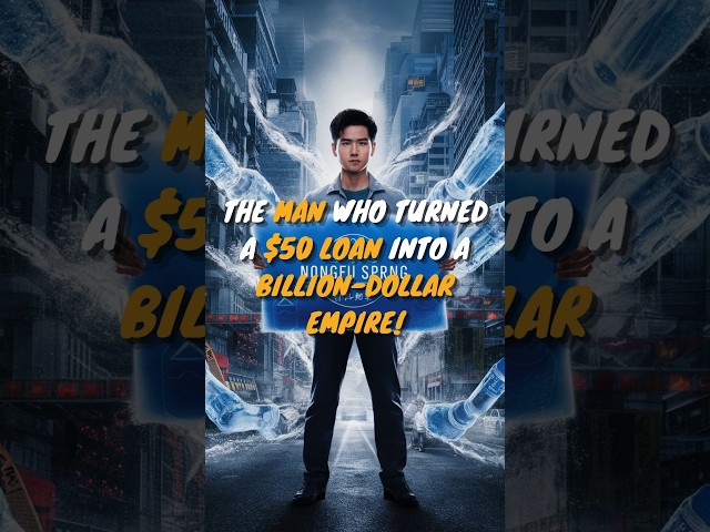 The Man Who Turned A $50 Loan Into A Billion-Dollar Empire! #Shorts #ZhongShanshan #NongfuSpring