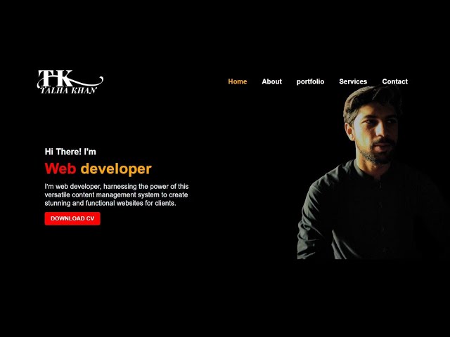 How to Create a Stunning Personal Portfolio Website with HTML and CSS | Step by Step Tutorial