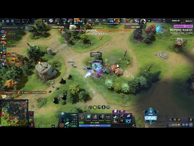 ช็อตเด็ด Miracle 1v5 Rampage !! - 🏆ESL One Birmingham 2019