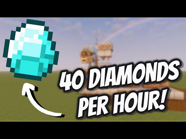 How to Build a Super Simple Diamond Farm! | Minecraft Create Mod Tutorial