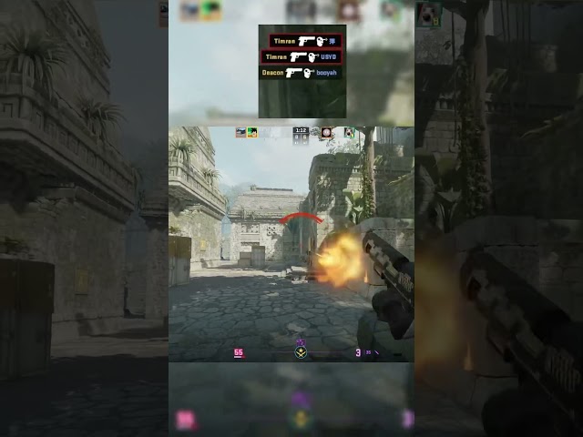 4 bullets, 4 kills 😎 (was very calm and not stressing at all I swear) #shorts