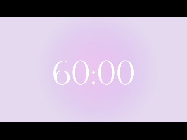 1 hour Pomodoro timer, for studing, reading, writing, working #studywithme #purple
