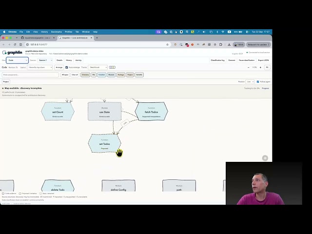 Graphlin Plugin for Claude/Codex: Live, on-the-fly Architecture Diagrams