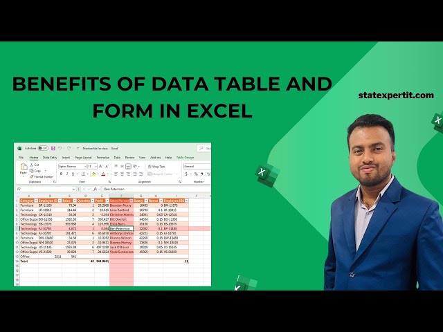 📊 Excel Data Table with Form – Easy & Quick Tutorial! 🚀