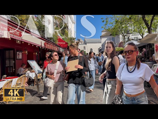 [🇫🇷Paris France 4K 120FPS Walking Tour]  Paris Walk in Montmartre  26/April/2026