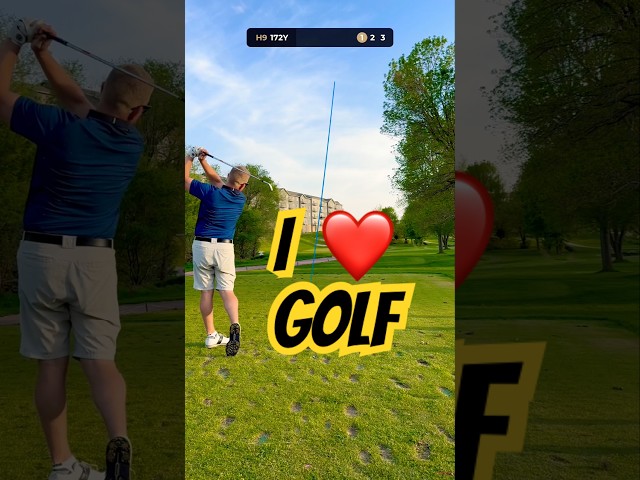 Golf is joy. All it takes is 1 hole like this & everything feels so right #golf #golftiktok #blessed