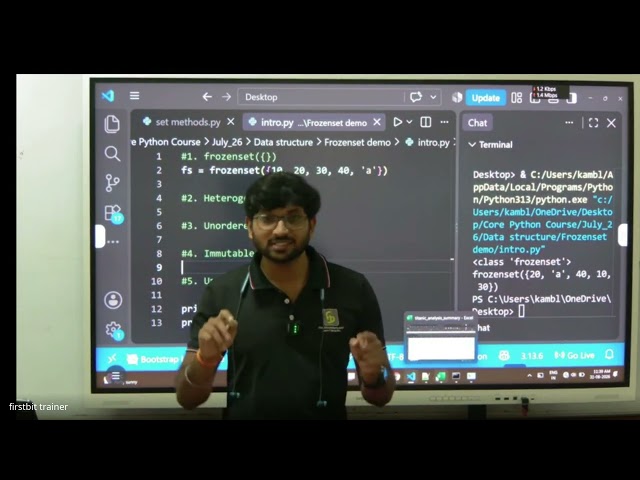 Python Full Stack Data Science & Analytics | Day 4 | August 26, 2026 Batch | FirstBit Solutions