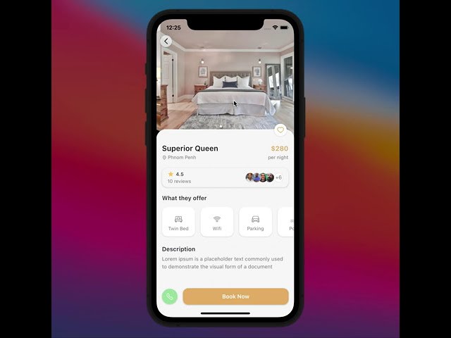 Hotel Booking App - Flutter