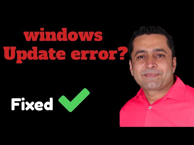 Your device is missing important security and quality fixes | Windows 10 Update Error code
