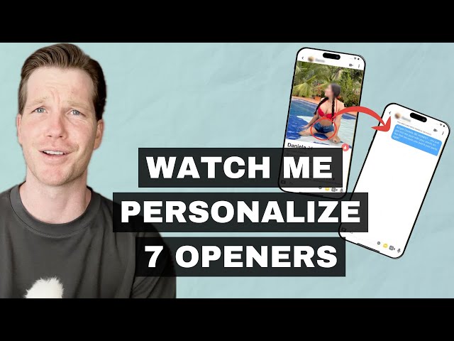 Live Online Dating Opener Personalization For Guys