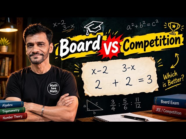 Board vs Competition: Same Maths, Different Game! 😱 | Can You Solve This?