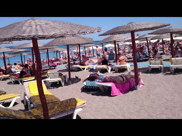 Elli beach in Rhodes town