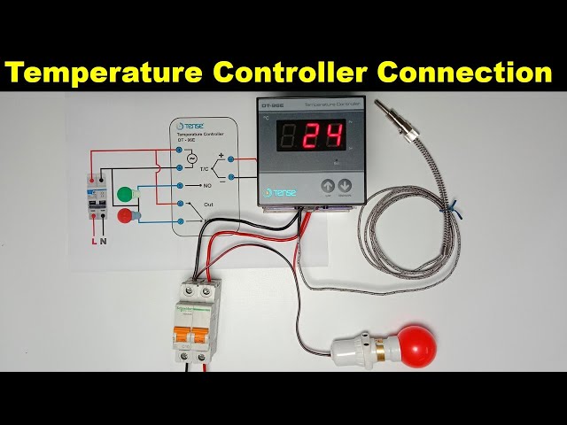 How to do Temperature Controller Connection with thermocouple @TheElectricalGuy