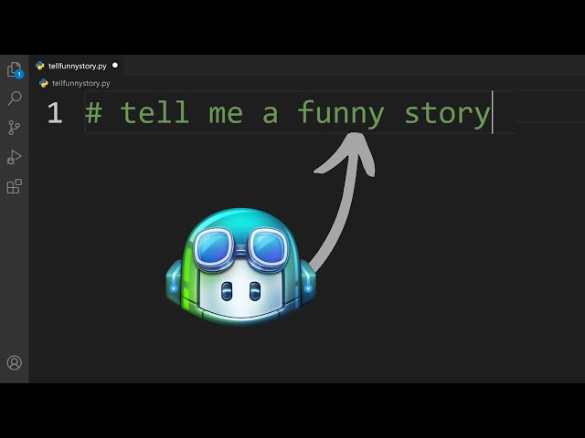 GitHub Copilot tells a Funny story 🤣