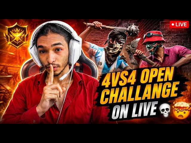 Tc or guild test 1vs4 and guild vs guild open challenge #freefire #shortlive #ff #rcrgamer