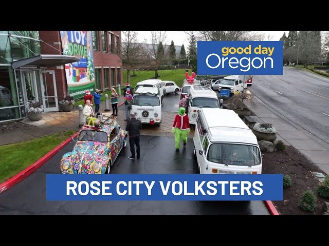 Rose City Volksters car club donates to FOX 12 Toy Drive