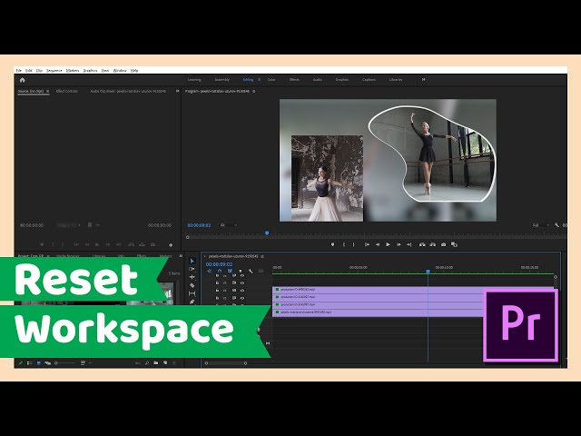How to Reset Workspace or Layout ( Adobe Premiere Pro CC tutorial )